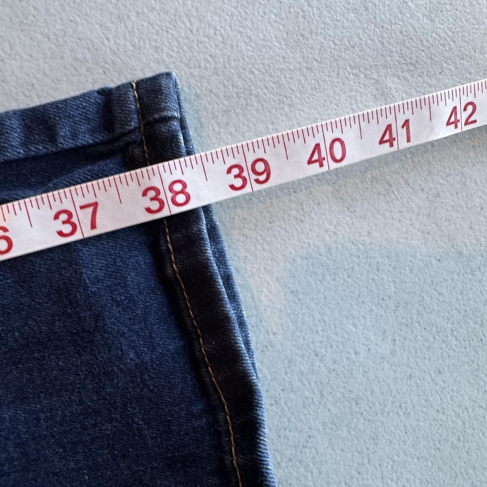 Levi's 524 Bootcut Jeans Juniors 7 28x32 Blue Dark Wash Slim Denim Pants - Picture 6 of 7